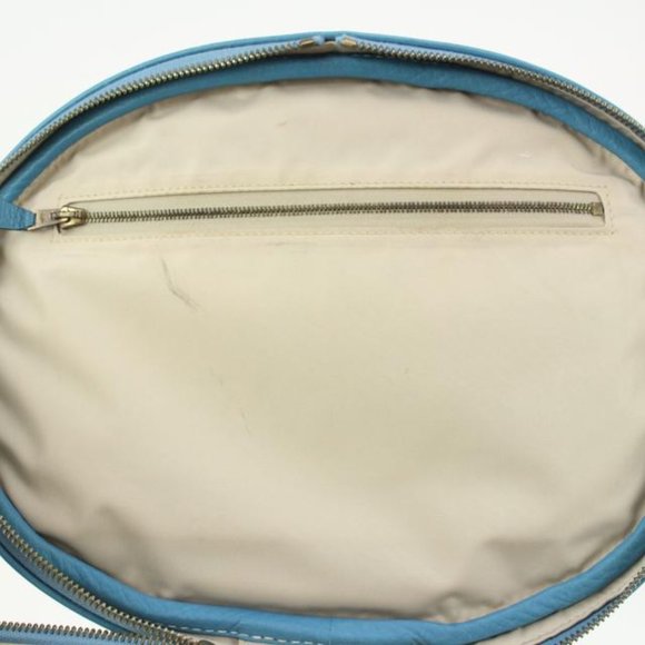 Hermès Blue Jean Leather x Toile Intercity Vanity - Picture 2 of 13